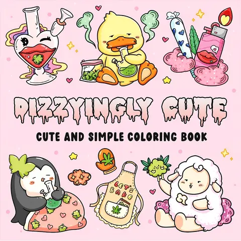 Adult Coloring Book, Cute Fantasy Fairies Coloring Book, Stress Relief Adult Coloring Book, Perfect for Relaxation and Fun, Activity Book