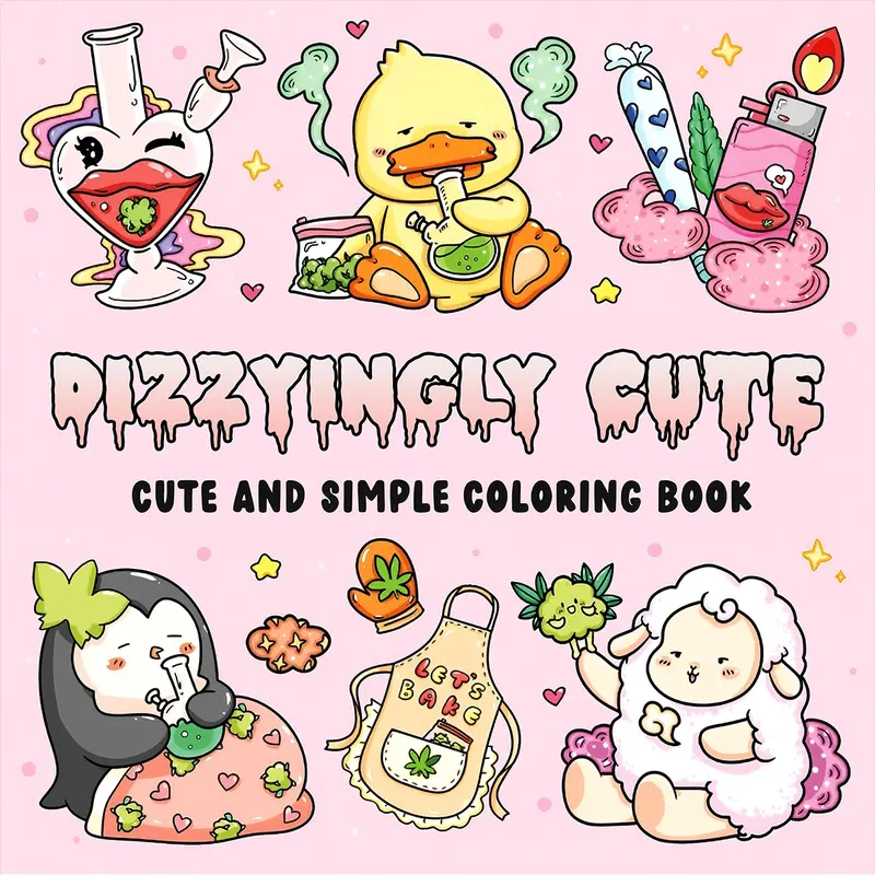 Adult Coloring Book, Cute Fantasy Fairies Coloring Book, Stress Relief Adult Coloring Book, Perfect for Relaxation and Fun, Activity Book