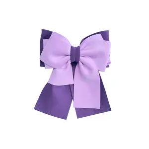 Cute Oversized Car Bow Decoration - Purple, Pink, Black & Hot Pink - Universal 30s Easy-Install Automotive Exterior Accessory