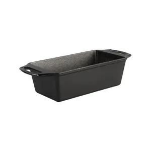 Lodge  12 x 2.88 in. Lodge Loaf Pan Black