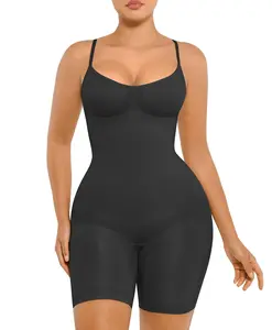 Shapewear for Women Butt Lifter Bodysuit Tummy Control Shapewear Seamless Bra Womenswear Jumpsuits Comfort Spaghetti Strap Hip Underwear Basic Minimalist