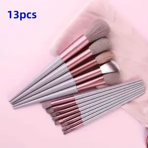 Professional Makeup Brush Set, 13pcs/set Soft Makeup Brushes for Foundation, Powder, Concealers, Eye Shadows, Blush, Makeup Accessories, Eyeshadow Brushes