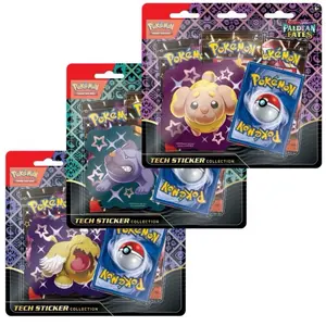 Paldean Fates Tech Sticker Collection 3-packs each