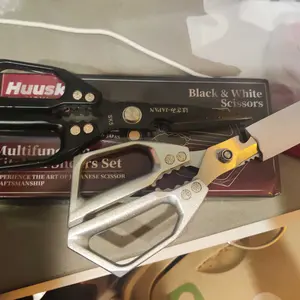 Huusk Kitchen Shears Set, Heavy Duty Poultry Shears, Japanese Kitchen Scissors for Meat, Chicken Bones, and Turkey,FallFreshness/Christmas Gift