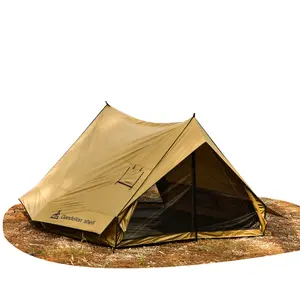 Dandelion Shell Hot Tent Cabin Plus X3 with Stove Jack for 2-3 Person Backpacking Camping, Hiking, Hunting, Fishing, Lightweight Winter Tent Outdoor Fireproof Windproof Portable Cozy Space Durable Waterproof Sturdy camping accessories