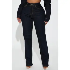 Pinegrove Stretch Straight Leg Jeans - Dark Wash