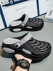 Men's Summer Breathable Open-Toe Sandals, Outdoor Beach Shoes, Anti-Slip Slippers, Comfortable Lightweight Footwear for Men