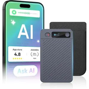AI Voice Recorder, 64GB Note Taking Device w/ Case, App Control, AI Technology Transcribe & Summarize Free, 121 Languages, 45H , Audio Recorder for Lectures Meetings Calls
