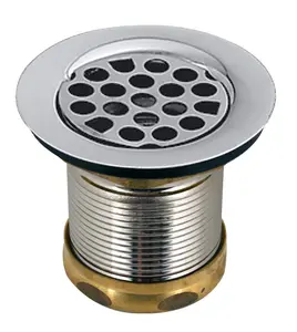 Westbrass D2181-26 Grid Basket Style Bar Strainer in Polished Chrome