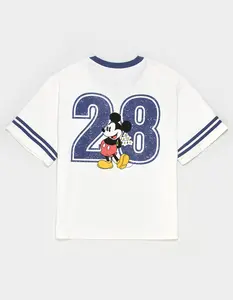 RSQ Disney Mickey Mouse Jersey Mens Boxy Tee