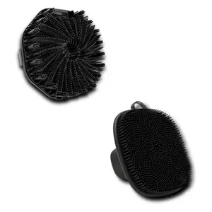 Antimicrobial Silicone Body Scrubber Exfoliating for Sensitive Skin Bath Shower Body Brush with Unique Design Personal Smooth