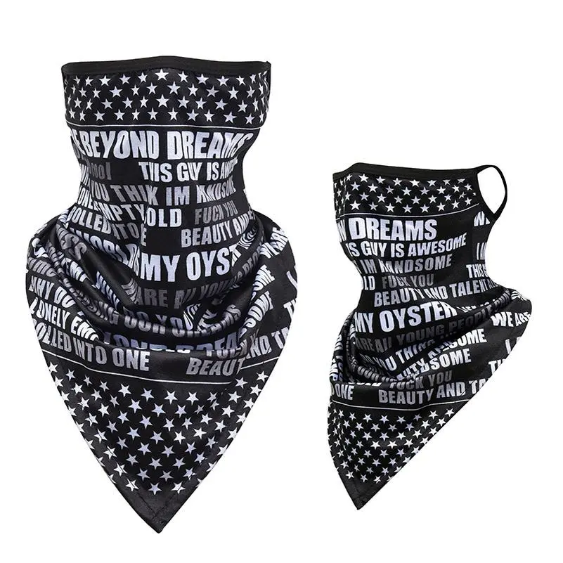 Ice silk ear mask triangular towel neck cover mesh sun protection outdoor cycling fishing windproof scarf men's and women's face towels summer Warm Compression Knee Ice silk ear mask triangular towel neck cover mesh sun protection outdoor cycling fishing windproof scarf men's and women's face towels summer Warm Compression Knee