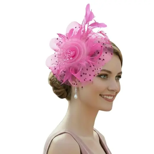 Fascinator: Pink