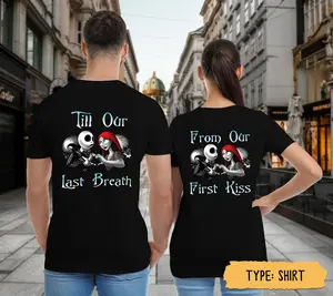 Jack And Sally Couple Unisex Tshirt