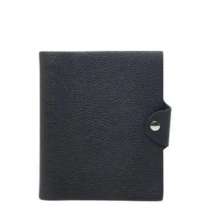 Pre-owned HERMÈS Calfskin Small Leather Goods Hermes Ulysse PM Togo notebook cover