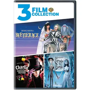 Warner Home Video - Beetlejuice / Charlie and the Chocolate Factory / Corpse Bride  [DVD Video Disc] 2 Pack, Eco Amaray Case