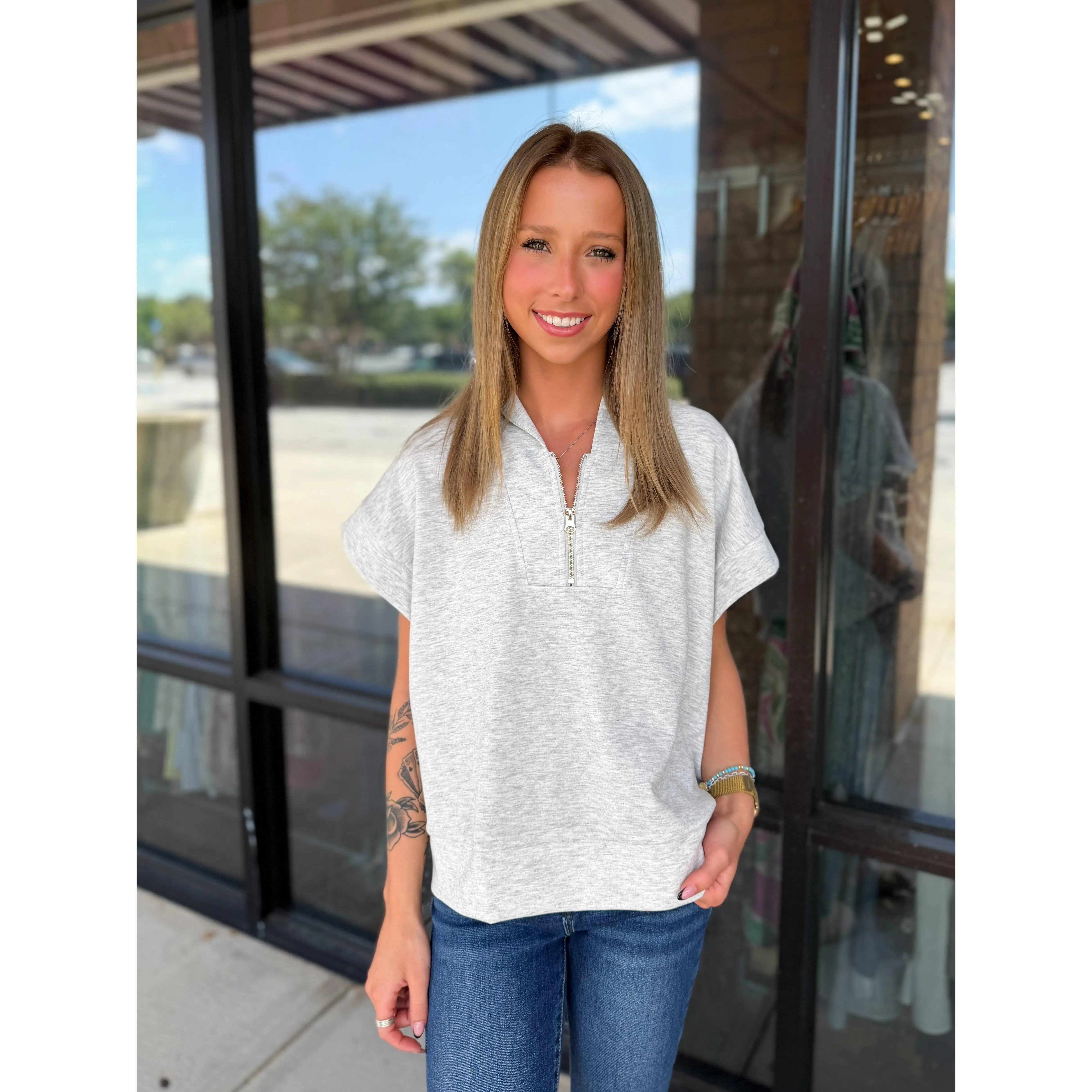 Soft Stream Half Zip Top