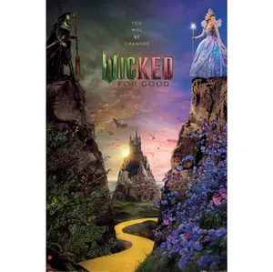 Wicked: For Good Key Art (Movie Poster - High-Quality Glossy Paper Posters) Poster - High-Quality Glossy Paper Posters