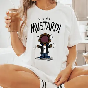 Kendri!ck Lam@r Mustard Meme T-Shirt, GNX Album Reference Tee, Funny Unisex Cotton Jersey, Hip Hop Music Graphic Shirt, They N0T Like Uss Shirt.