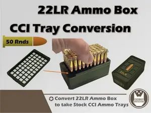 Ammo Box CCI Tray Conversion for 22LR - 50 Rounds