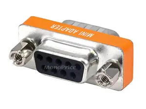 Monoprice DB9 Male/Female Mini Null Modem Adapter