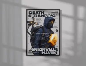 Death Stranding Poster Print – Futuristic Sci-Fi Poster, Gaming & Geek Decor