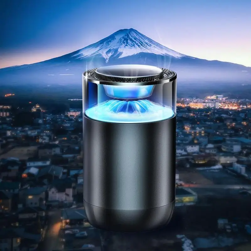 Smart Car Air Freshener, Rechargeable Car Essential Oil Diffuser with Ambient Light, Smart Aromatherapy for Car, Home & Office