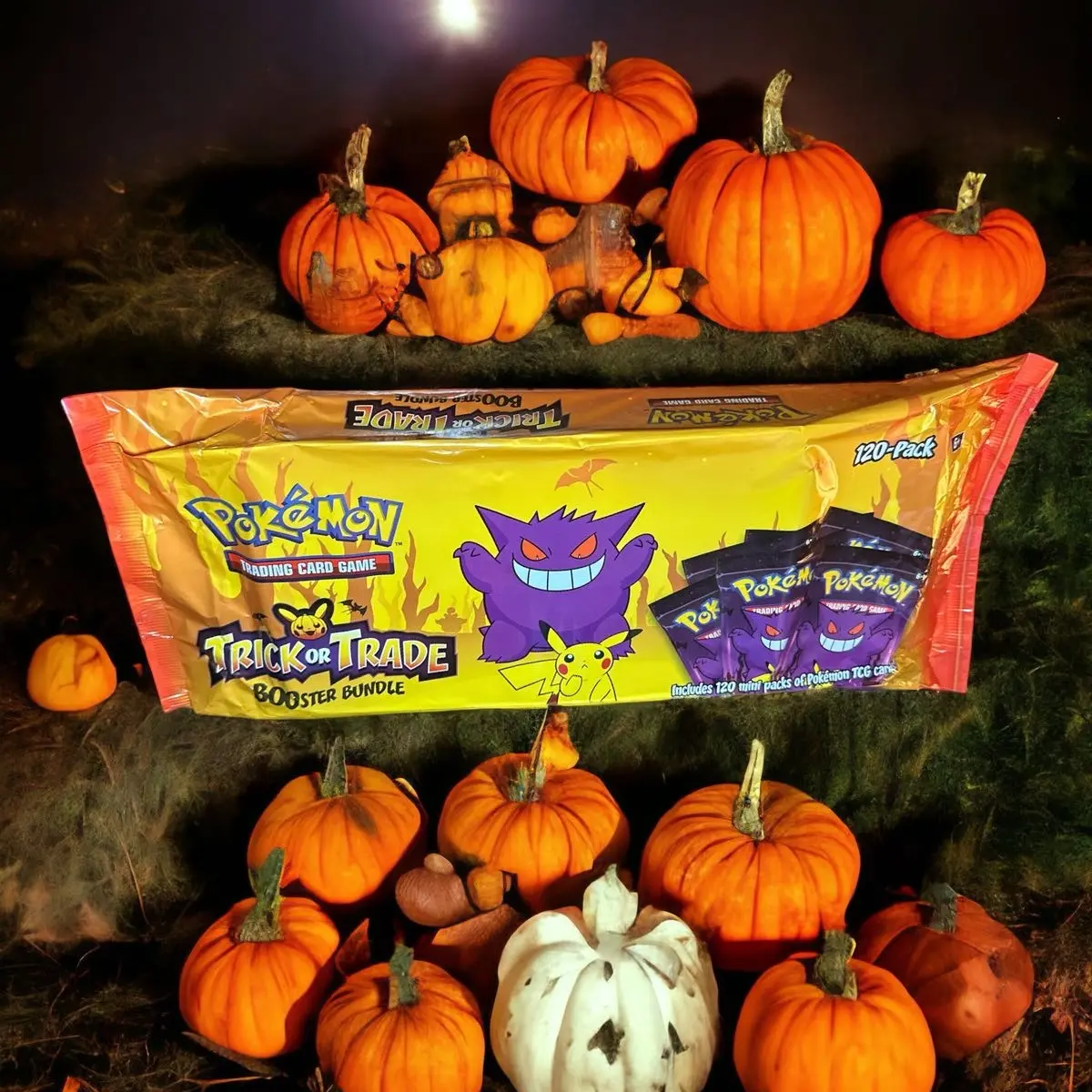 Pokemon Trick or Trade Booster Bundle. Halloween special. 120-packs. Gotta catch'em all! - TikTok Shop Pokemon Trick or Trade Booster Bundle. Halloween special. 120-packs. Gotta catch'em all! - TikTok Shop