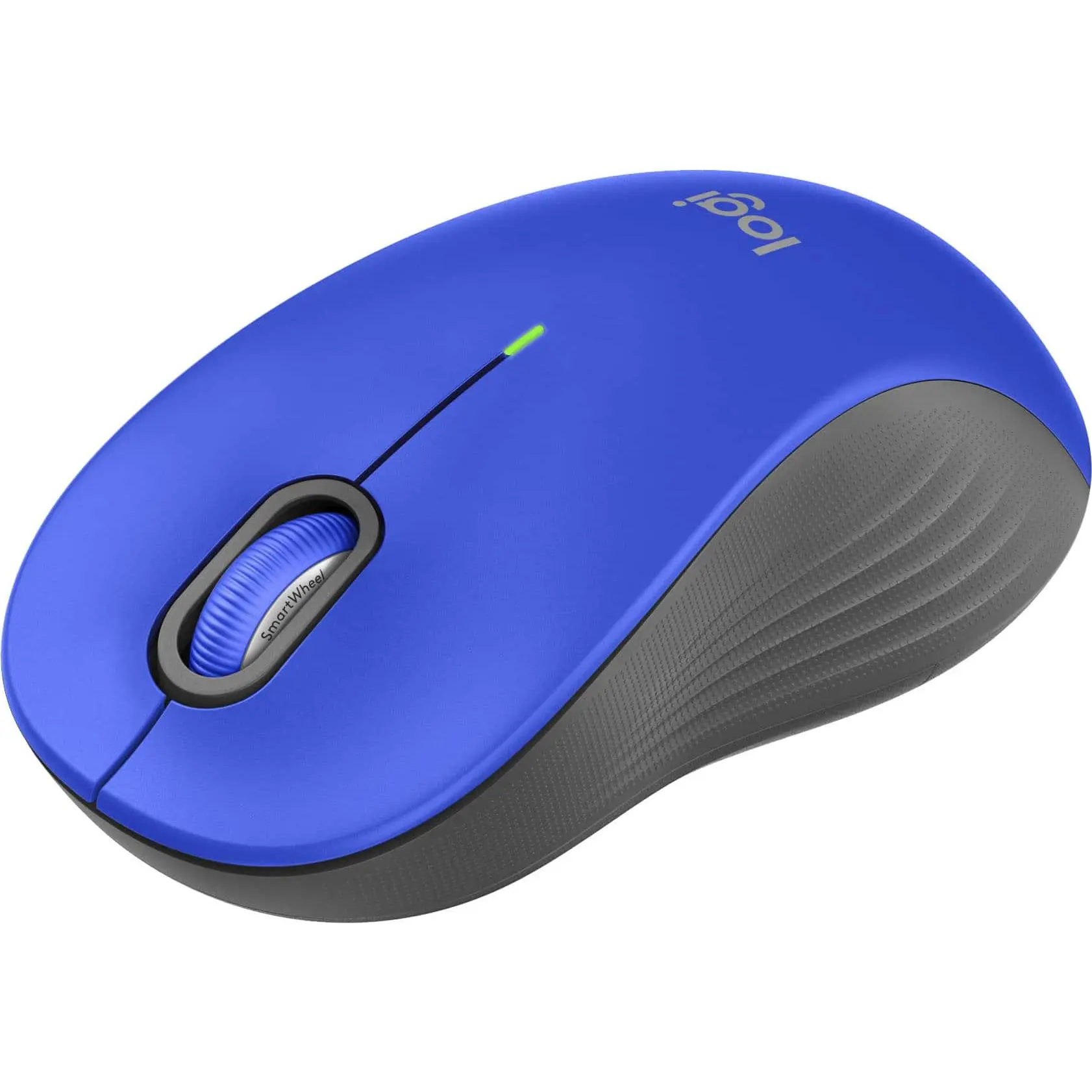 Logitech - Signature M550 L Full Size Wireless Bluetooth Optical Ambidextrous Mouse with Silent Clicks - Wireless - Blue
