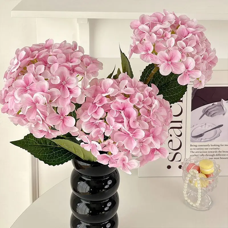 Luxury hydrangea faux for dining table and living room decorations, wedding artificial decorative floral arrangements, silk flowers, dried flowers filler Luxury hydrangea faux for dining table and living room decorations, wedding artificial decorative floral arrangements, silk flowers, dried flowers filler