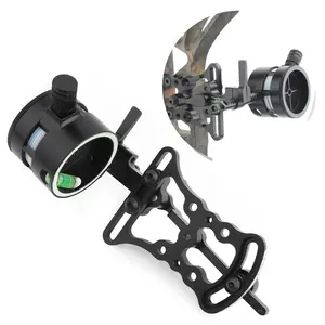 1pc Lever-Style Dual-Pin Sight Three-Axis Adjustable Includes Adapter Enhances Archery Stability Durable and Sturdy Archery Accessories Composite bow Practical accessory Archery enthusiast