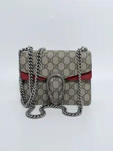 Pre-owned GUCCI GG Canvas Crossbody Bags Supreme Monogram Mini Dionysus Shoulder Bag Chain Crossbody Handbag HB003GG