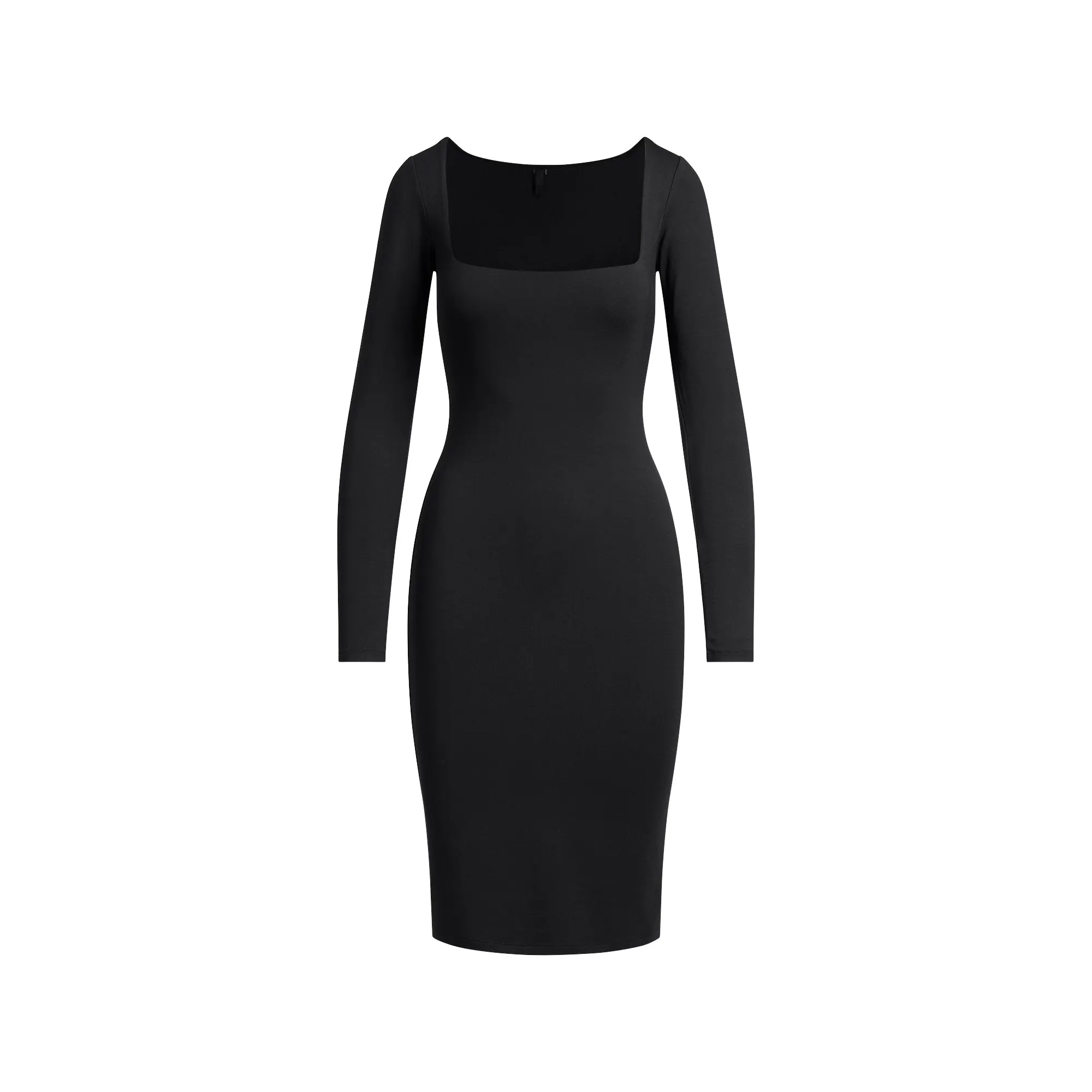 SKIMS SMOOTH LAYERS SQUARE NECK MIDI DRESS SKIMS SMOOTH LAYERS SQUARE NECK MIDI DRESS