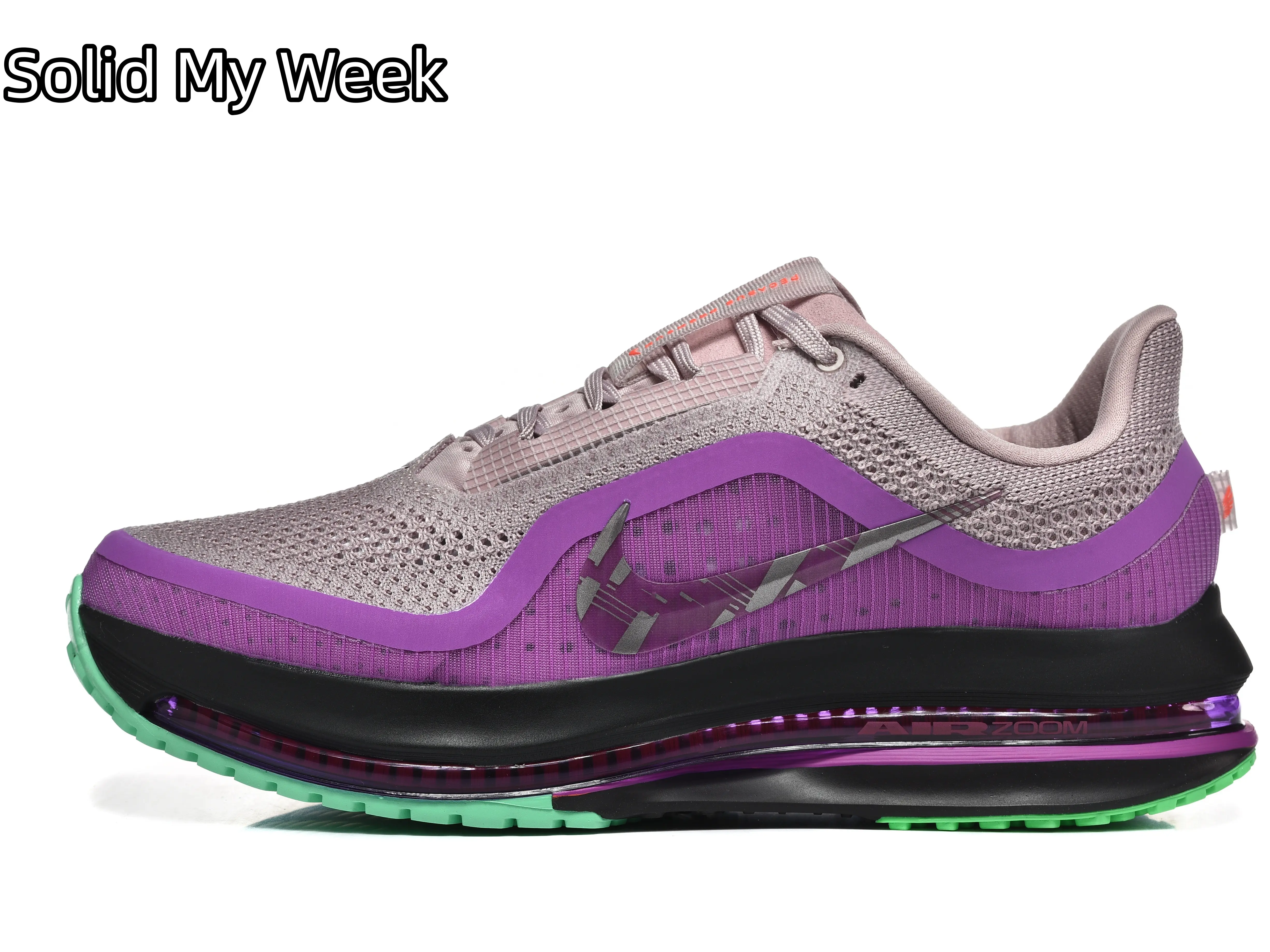 Impact Absorbing Road Running Trainers, Flexible Fly-Weave Ventilated Upper, Full Air Buffer Midsole, for Road Running, Indoor Exercise, Reduces Discomfort During Long Walks