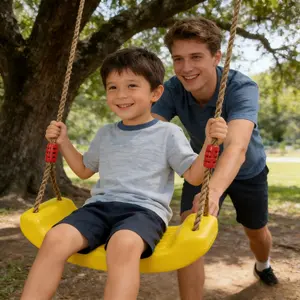 Swing Playground Equipment Accessories Seat Board Outdoor Indoor Swings, Durable & Safe Playset for Kids,  Disc Swing, Tree Swing Set Accessories, Swurfer swing Rope Swing, Durable Garden Play Equipment, Perfect for Backyard Fun