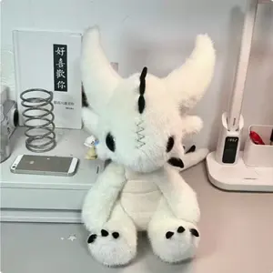 1 White Dragon Plush Toy: Black and Colorful Dragon with Magnetic Fingers, Cute Sitting Pose, Soft Plush Toy, Toothless-Style Toy, Little Flying Dragon Plush Toy, Comfort and Sleep Companion, Birthday Gift, White Dragon Pillow, Children's Birthday Gift