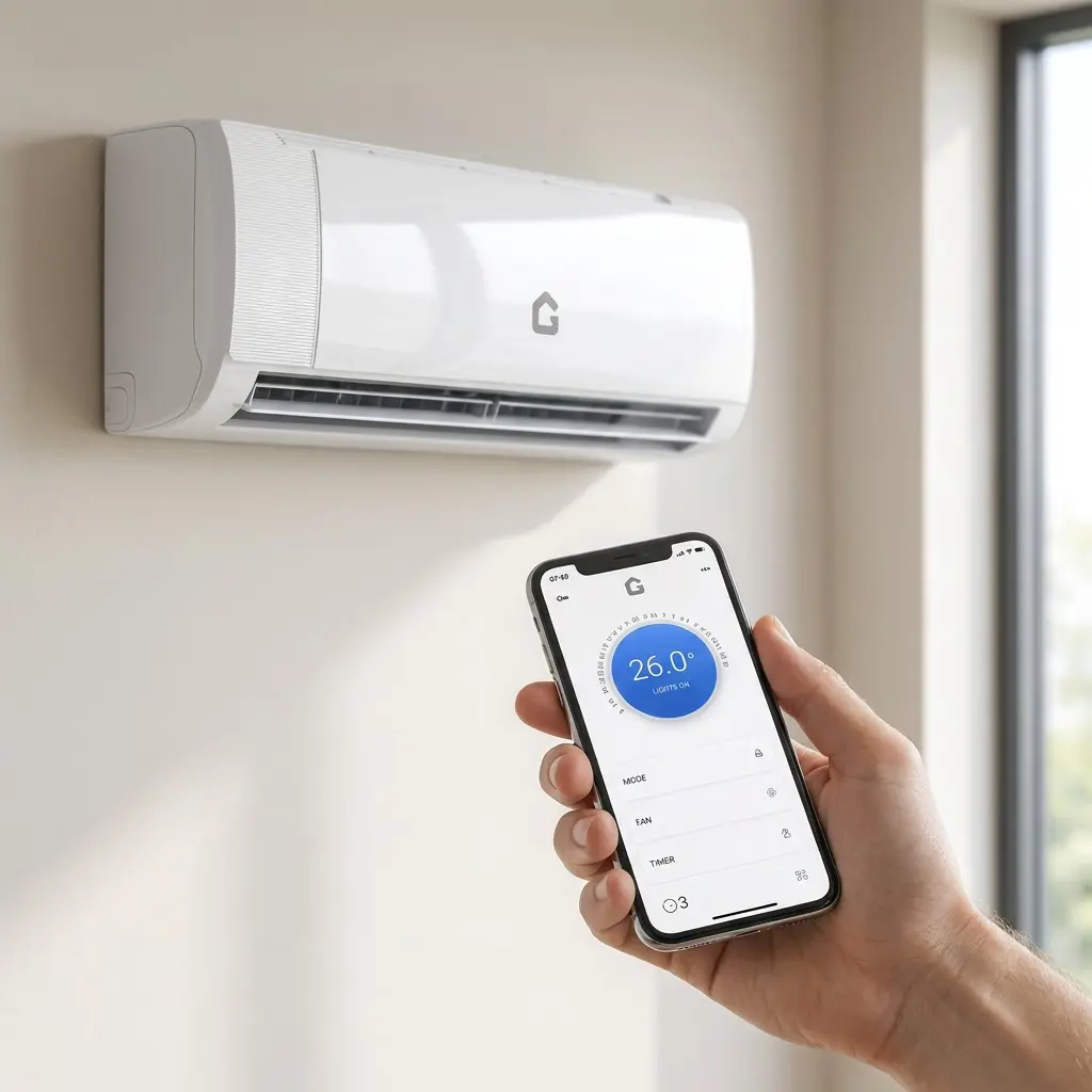Garvee Ductless Mini Split Air Conditioner & Heat Pump, 12,000 BTU, 21 SEER2, Inverter Technology – Energy Efficient – Quiet Operation – WiFi Enabled – 115V/230V – Installation Kit Included – Ideal for Rooms Up to 750 Sq.ft