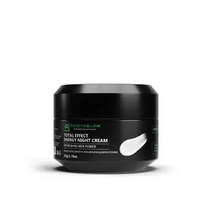 Aristoglow Total Effect Energy Night Cream for Dark Spot & Hyperpigmentation - 50g Hydrating & Brightening with Jojoba Seed Oil Retinol Hyaluronic Acid Niacinamide Green Tea