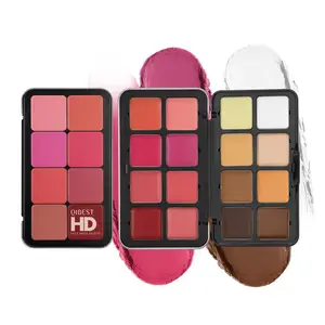 16-color powder blusher contouring concealer palette, matte highlighter multi-purpose rouge cream, long-lasting waterproof concealer palette, versatile use, Cosmetics Products