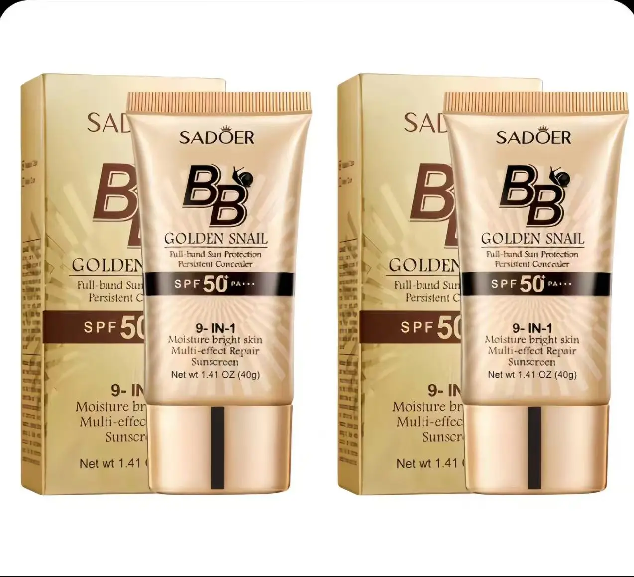 Snail BB Cream Foundation for Flawless Coverage, Hydrating Tinted Moisturizer with SPF 50 - Waterproof, Matte Finish & Long-Lasting Oil Control for All Skin Types