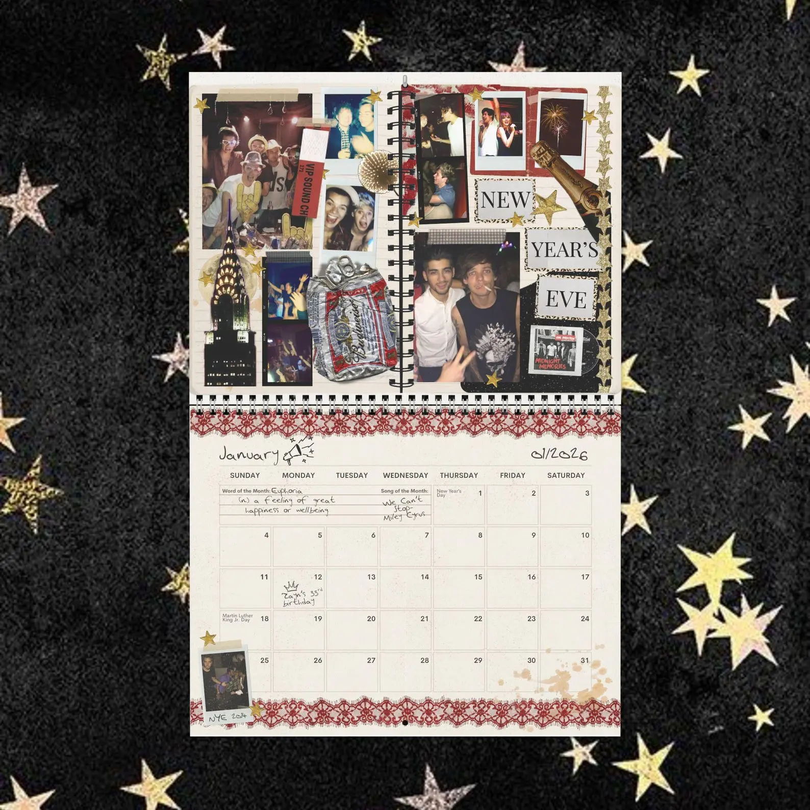 One Direction Ultimate 2027 Calendar