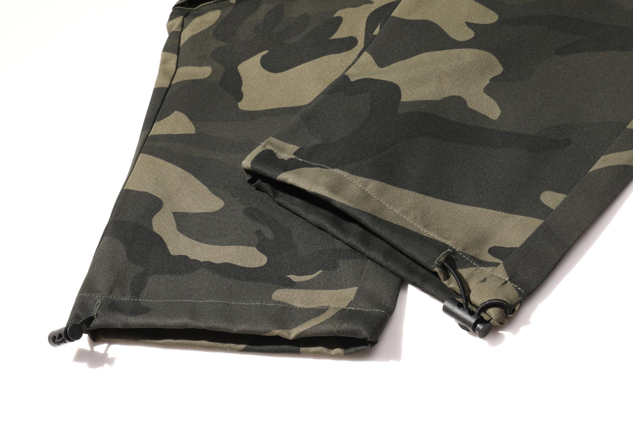Women's Feminine Athletic Cargo Pants - Large Pocket Design, Elastic Waistband With Drawstring, Breathable Fit Sportswear For Outdoor Leisure, Camping, Summer Vibes