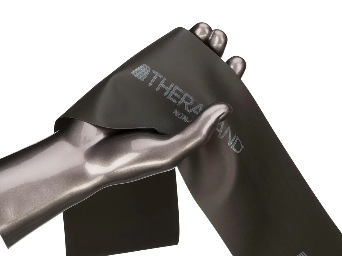 THERABAND Professional Latex Resistance Bands For Rehabilitation, Portable Fitness and Workout, Home Exercise, 5 Foot, Black, Special Heavy, Level 6, Individual Package