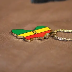 Ghanaian Nwnique Pendant - Unique Ghanaian-Inspired Design Cultural Statement Piece for Authentic Style Accessory