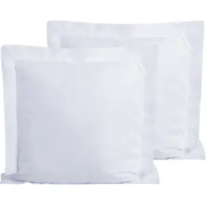Bedsum 2 Pieces Brushed Microfiber Euro Pillowcases, Super Soft Throw Pillow Cover Multiple Colors, 26"x26"