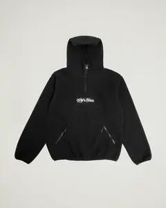 Shaka Wear Black Sherpa Hoodie