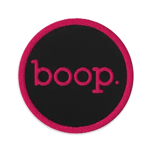 boop Embroidered Patch, Circle - Jackson Galaxy