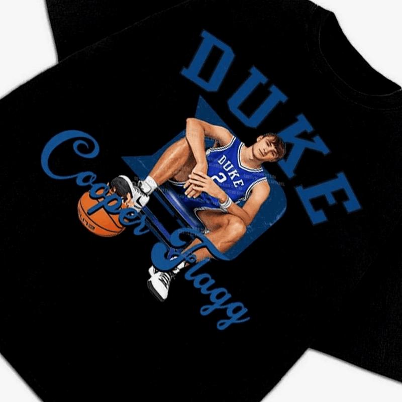 Cooper Flagg Rookie College Basketball Style Men T-Shirt Crewneck Cotton Premium Cotton Hoodies Classic Zip-Up Hoodie Ho Hoodied Trendy Sweaters