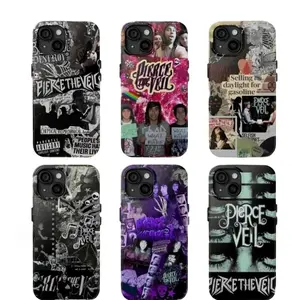 Pierce The Veil 2025 "I Can’t Hear You" Tour-Themed Phone Case — Emo Rock Aesthetic Style, Durable & Drop-Resistant Protective Cover, Exclusive Fan Gift; Compatible with iPhone 11–17 Pro Max/Plus Series and Samsung Galaxy S23– Series.