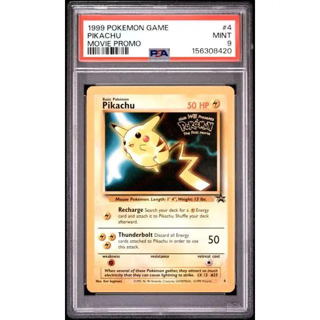 Pikachu (Movie Promo) - [Graded PSA 9] WoTC Promo (PR)